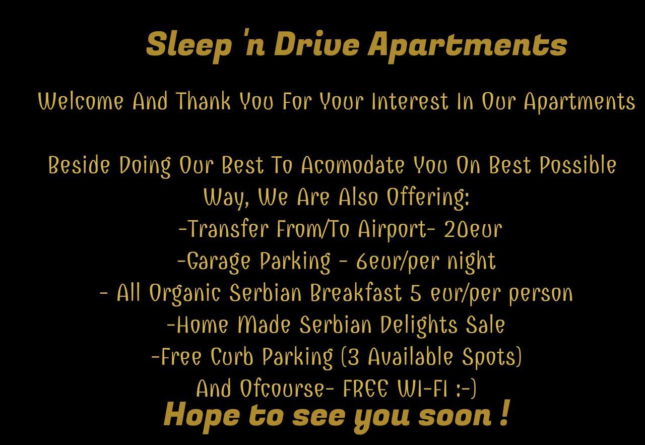 Apartment Sleep'N Drive Belgrad Dış mekan fotoğraf